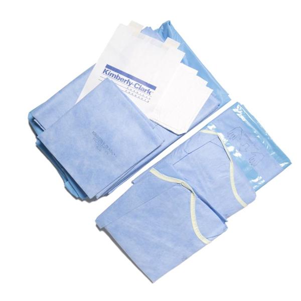 O & M Halyard Pack Eent Iv With Head Drape 41X32"/Towel Lf Sterile 5/Ca - 88719