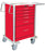 Waterloo Industries Treatment Cart Steel 5 Drawers Light Gray / Electric Blue - JTGLU-333612-ELB