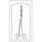 Econo - Dressing Forceps Bozeman 10-1/4 Inch Length Floor Grade Pakistan Stainless Steel Sterile Ratchet Lock Finger Ring Handle S-Curved Blunt Serrated Tips - 96-2620