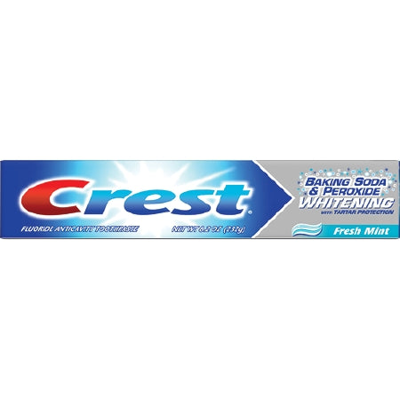 The Palm Tree Group Crest Toothpaste Regular Flavor 6.4 oz. Tube - 3700000391