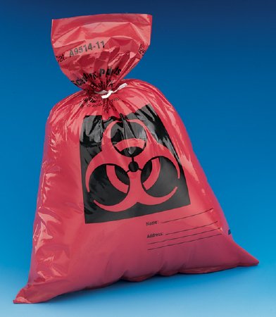 Cardinal Bio-Check Infectious Waste Bag Red Polypropylene 25 X 35 Inch - WAC25X35R