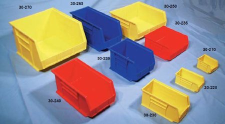 Healthmark Industries Storage Bin Blue Polypropylene 10.88 X 5.5 X 5 Inch - 30-230 BL