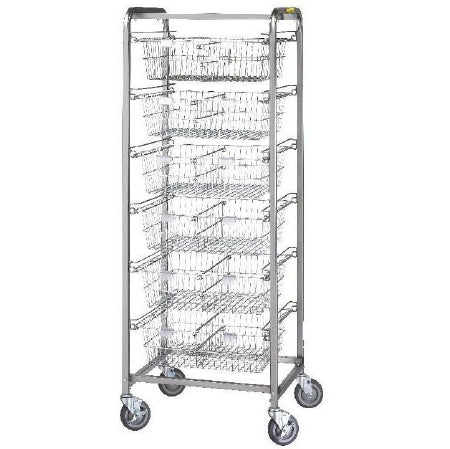 R & B Wire Products Resident Garment Rack Steel 21 X 26 X 68 Inch 6 Baskets - 1006