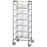 R & B Wire Products Resident Garment Rack Steel 21 X 26 X 68 Inch 6 Baskets - 1006