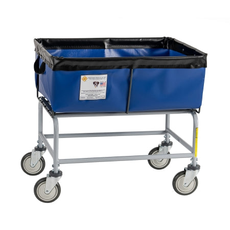 R & B Wire Products - Elevated Basket Truck 3 Bushel Capacity Tubular Steel 5 Inch Clean Wheel System Casters - 463B
