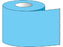 Shamrock Scientific Color Coded Tape Chart Tab Without Legend Blue 1 X 500 Inch - ST-10-6