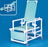 IPU IPU Reclining Shower Chair ipu Fixed Arm PVC Frame Reclining Back - SCC260RCN
