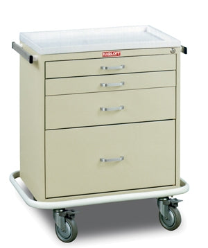 Classic Line - Treatment Cart Steel 35 X 32 X 22 Inch Light Gray 2 X 3 Inch, 1 X 6 Inch and 1 X 12 Inch - 6350