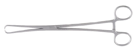 Miltex MeisterHand Tenaculum Forceps Schroeder 10 Inch Surgical Grade Stainless Steel (German) NonSterile Ratchet Lock Finger Ring Handle Curved 1 X 1 Atraumatic Prongs - H30-966ATR
