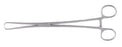 MeisterHand - Tenaculum Forceps Schroeder 10 Inch Length Surgical Grade German Stainless Steel NonSterile Ratchet Lock Finger Ring Handle Curved 1 X 1 Atraumatic Prongs - MH30-966ATR