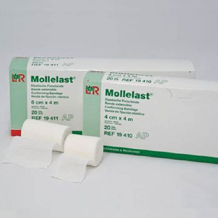 Patterson Medical Supply Mollelast Elastic Bandage Cone-Shaped Body Parts Elastic 2-3/5 Inch X 4-2/5 Yards - 55977702
