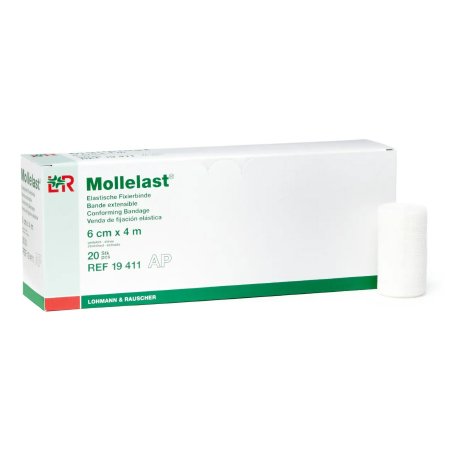 Mollelast - Conforming Bandage Gauze 2-3/5 Inch X 4-2/5 Yard Roll Shape NonSterile - 55977702