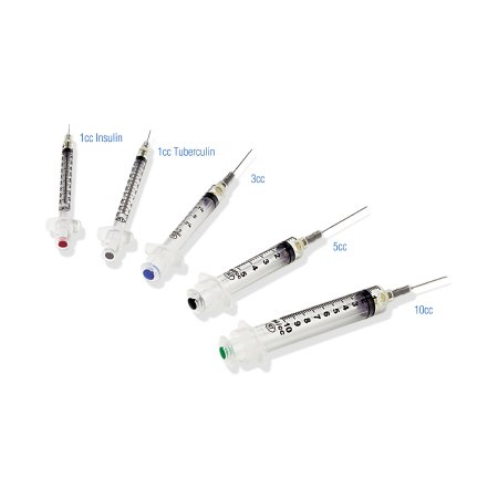 VanishPoint - Syringe with Hypodermic Needle 10 mL 25 Gauge 1-1/2 Inch Regular Wall Retractable Safety Needle - 11011
