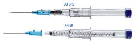 Retractable Technologies VanishPoint Peripheral IV Catheter 24 Gauge 3/4 Inch Retracting Needle - 31221