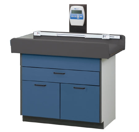 Clinton Industries Select Series Pediatric Treatment Table with Scale Fixed Height 40 Lbs. - 7820-1NT-3SB