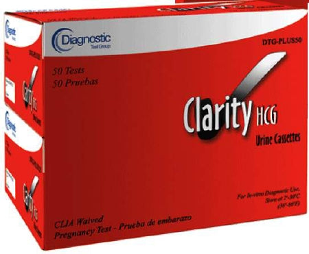 Clarity - Urinalysis Test hCG Pregnancy Test 100 per Bottle - DTG-HCG100
