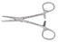 Vantage - Tube Occluding Forceps English 4-1/2 Inch Length Floor Grade Stainless Steel NonSterile Ratchet Lock Finger Ring Handle Straight Smooth Jaws - V97-588