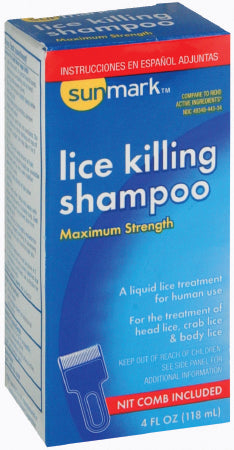 McKesson sunmark Lice Shampoo 4 oz. Bottle Scented - 49348044334