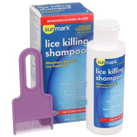 sunmark - Lice Shampoo 4 oz. Bottle Scented - 49348044334