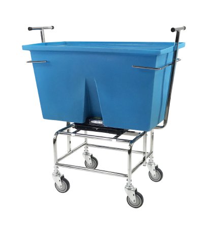 R & B Wire Products - Mobile Laundry Scale with Tub 20 X 26 X 40 Inch - RB51PL