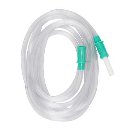 McKesson - Suction Connector Tubing 10 Foot Length 0.188 Inch I.D. Sterile Female / Male Connector Clear Ribbed OT Surface PVC - 16-66302