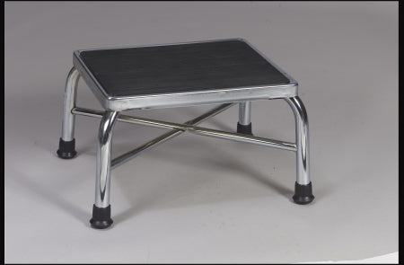 Drive Medical Step Stool Bariatric 1-Step Steel 9 Inch - 13037-1SV