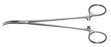 Miltex Padgett Hemostatic Forceps Adson 9-1/4 Inch Surgical Grade Stainless Steel NonSterile Ratchet Lock Finger Ring Handle Curved Delicate Tips - PM-8625