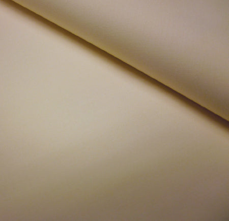 Standard Textile Bed Sheet Fitted 39 X 76 X 9 Inch Bone Cotton 60% / Polyester 40% Reusable - 4620149