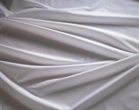 Standard Textile UniVal Bed Sheet Flat 66 X 104 Inch White Cotton 70% / Polyester 30% Reusable - 16337100