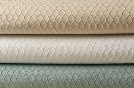 Standard Textile Gemstone Bedspread 75 W X 110 L Inch Cotton, 50% / Polyester, 50% White - 32090100