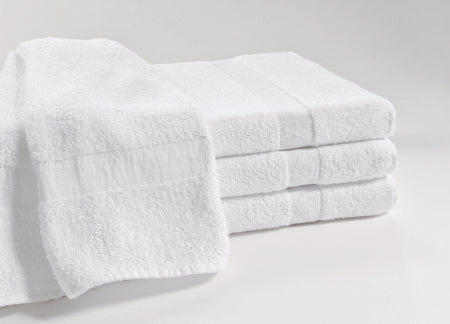 Standard Textile Bath Towel 21 X 44 Inch Cotton 90% / Polyester 10% White Reusable - 40520101