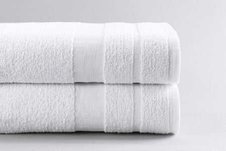 Standard Textile - Bath Towel 20 X 40 Inch Cotton Terry Cloth White Reusable - 40524300