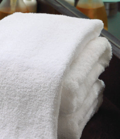 Standard Textile Bath Towel 20 X 40 Inch Cotton White Reusable - 40524300