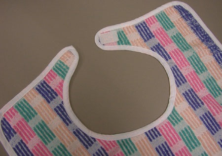 Standard Textile Bib Tie Closure Reusable 86% Cotton / 14% Polyester - 97151098