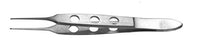 Padgett - Tissue Forceps Bishop-Harmon-Iris 3-1/4 Inch Length Surgical Grade Stainless Steel NonSterile NonLocking Fenestrated Thumb Handle Straight 0.6 mm Tips with 1 X 2 Teeth - PM-4791