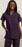 Fashion Seal Uniforms Scrub Shirt 2X-Large Eggplant 3 Pockets Short Set-In Sleeves Unisex - 78774-2XL
