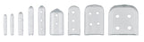 Miltex Tip-It Instrument Tip Guard Equal Number Of Sizes Plus 5, Assorted, Vented, Clear - 3-2510C