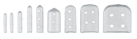 Miltex Tip-It Instrument Tip Guard Equal Number Of Sizes Plus 5, Assorted, Vented, Clear - 3-2510C