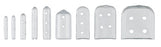 Tip-It - Instrument Tip Guard Equal Number Of Sizes Plus 5, Assorted, Vented, Clear - 3-2510C