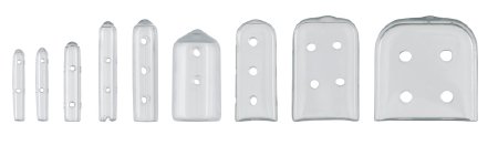 Tip-It - Instrument Tip Guard Equal Number Of Sizes Plus 5, Assorted, Vented, Clear - 3-2510C