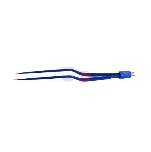 Olsen Midas Touch - Bipolar Forceps 7-1/2 Inch Length NonLocking Bayonet Handle Straight Smooth Insulated 1 mm Tips - 20-1382IMT