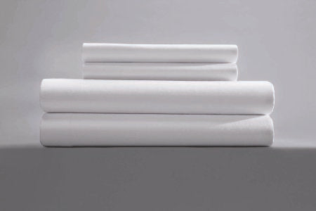 Standard Textile - Bed Sheet Draw 54 X 72 Inch White Cotton 55% / Polyester 45% Reusable - 12941400