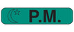 Health Care Logistics Barkley Pre-Printed Label Auxiliary Label P.M Green 3/8 X 1-5/8 Inch - 2123