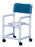 IPU Standard Commode / Shower Chair Fixed Arm PVC Frame Mesh Back - VL SC17 WINEBERRY