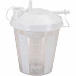 Precision Medical Precision Medical Suction Canister 1200 mL Float Valve Shut-Off - 1906-12