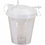 Precision Medical - Suction Canister 1200 mL Float Valve Shut-Off Lid - 1906-12