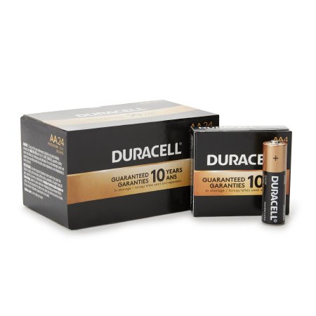 Duracell Coppertop - Alkaline Battery AA Cell 1.5V Disposable 24 Pack - MN1500BKD