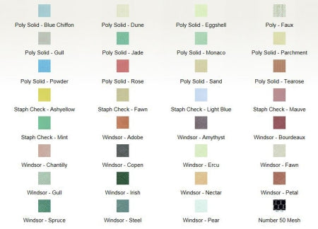 Automated Devices - Cubicle Curtain 18 Inch Mesh 9 Foot Width 8 Foot 6 Inch Length - 080900703