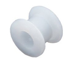 Summit Medical - Ear Ventilation Tube Sheehy Collar Button 2.9 mm Fluoroplastic White Sterile - VT-1001-01