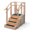 Hausmann Industries Training Staircase 52 L X 30 W X 24 H Inch - 1567